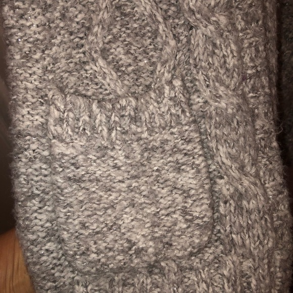 Decree Gray Long Cardigan Sweater with Shawl Collar, new or lightly used X-Large - Picture 3 of 13